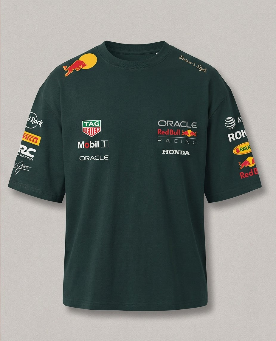 RedBull Inspired Oversized T-Shirt